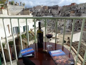 Italië Matera room with a view