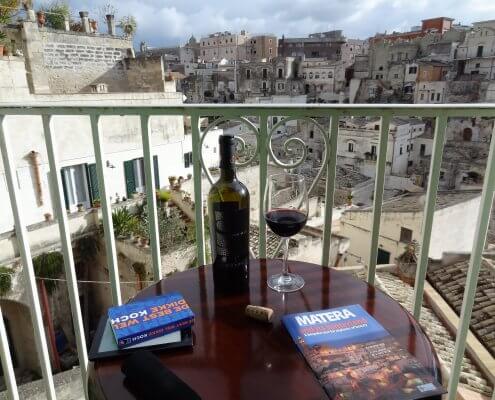 Italië Matera room with a view