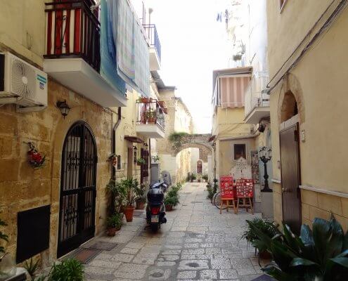 Italië Bari straatbeeld