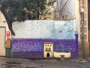 Valencia streetart tour kattenluikje