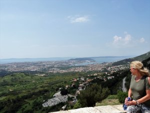 Kroatië viewpoint fort Klis