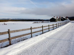Noorwegen sneeuwlandschap